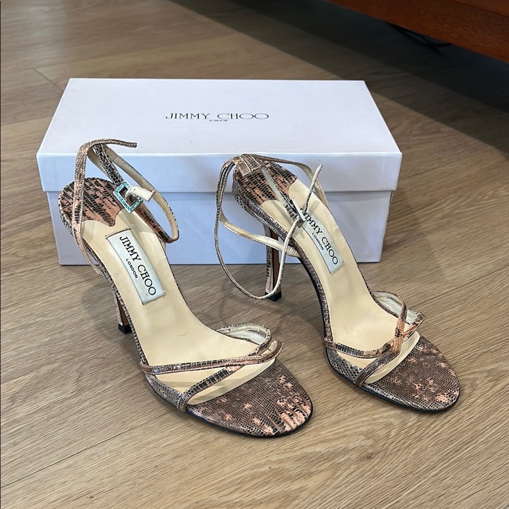 Jimmy Choo Snakeskin Heels
